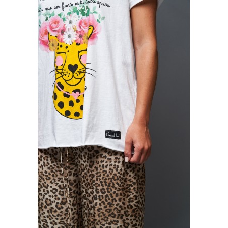 CAMISETA leopardo niña