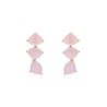 PENDIENTES Glas rosa